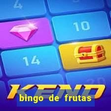 bingo de frutas para imprimir pdf